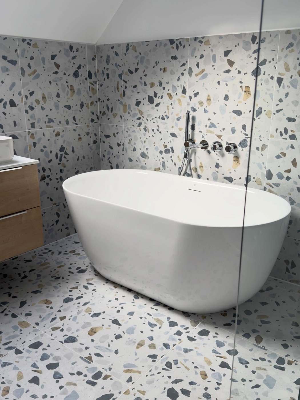 Freestanding bathtub bathroom design Hertfordshire
