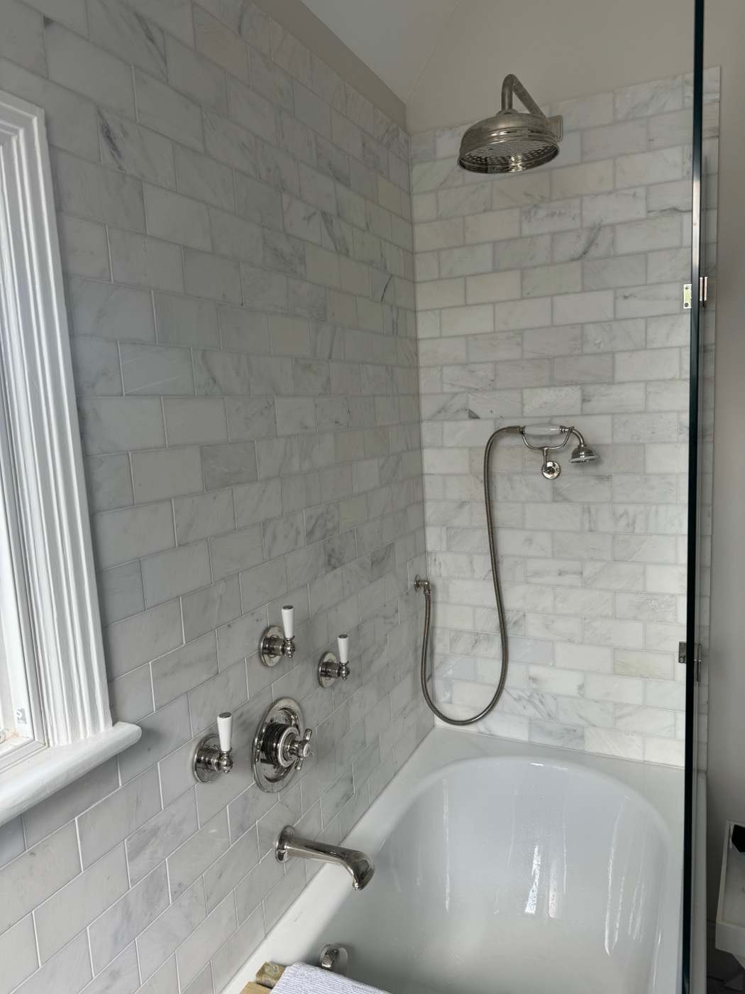 Completed bathroom installation in Hitchin Hertfordshire